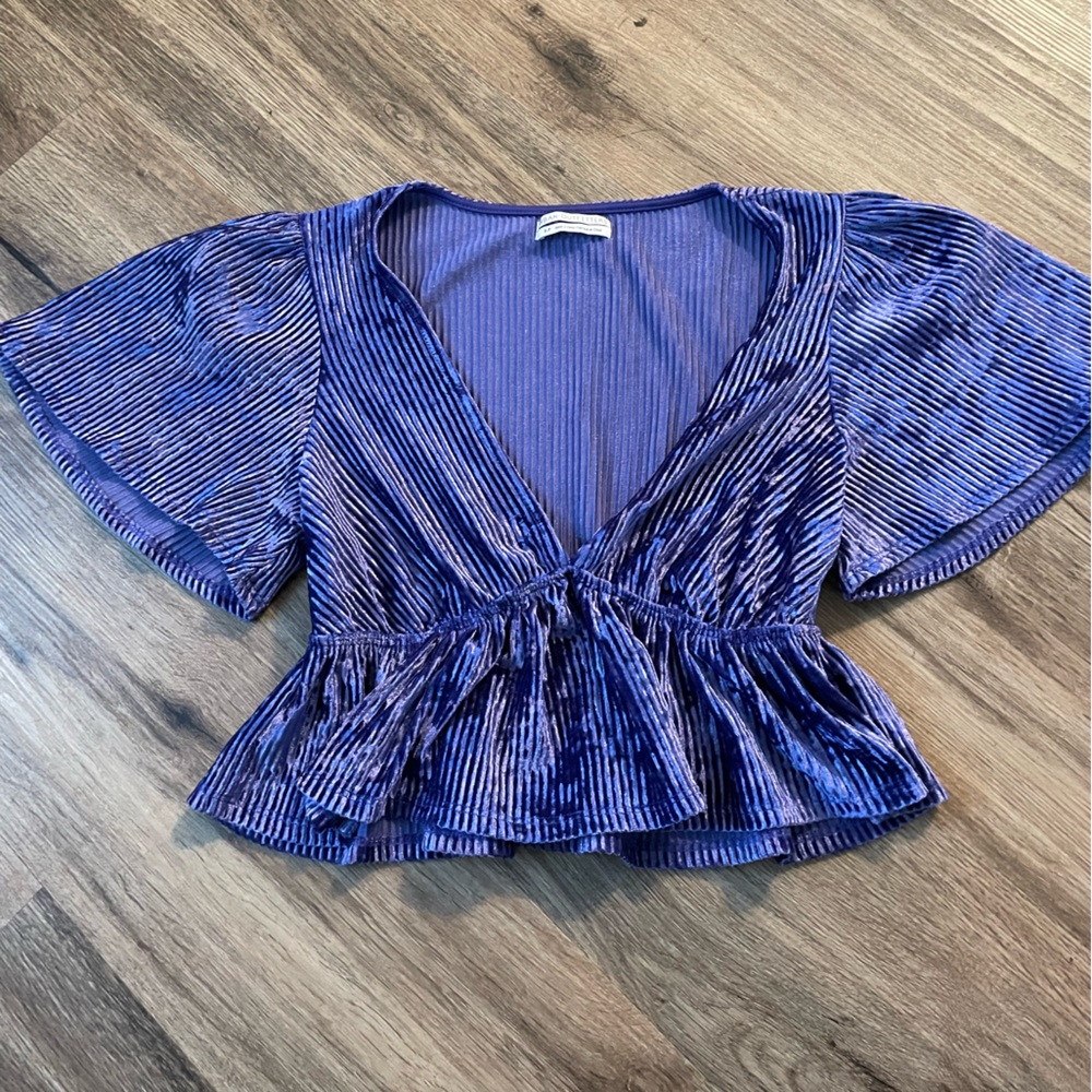 Urban Outfitters velvet top